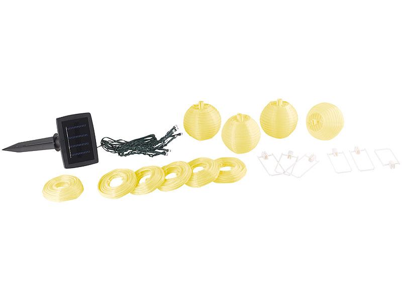 ; LED-Solar-Lichterketten (warmweiß) LED-Solar-Lichterketten (warmweiß) 