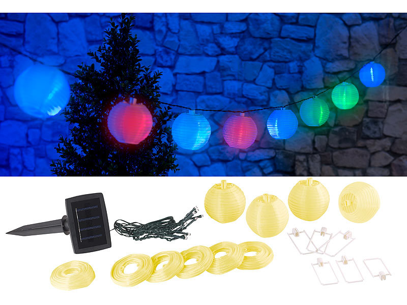 ; LED-Solar-Lichterketten (warmweiß) LED-Solar-Lichterketten (warmweiß) 