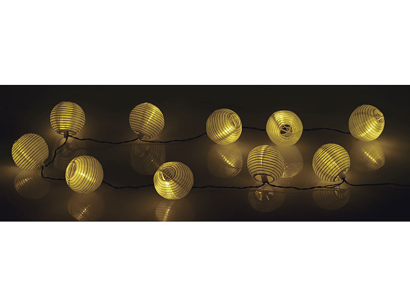 ; LED-Solar-Lichterketten (warmweiß) LED-Solar-Lichterketten (warmweiß) 