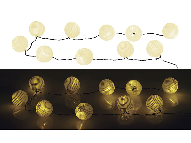 ; LED-Solar-Lichterketten (warmweiß) LED-Solar-Lichterketten (warmweiß) 