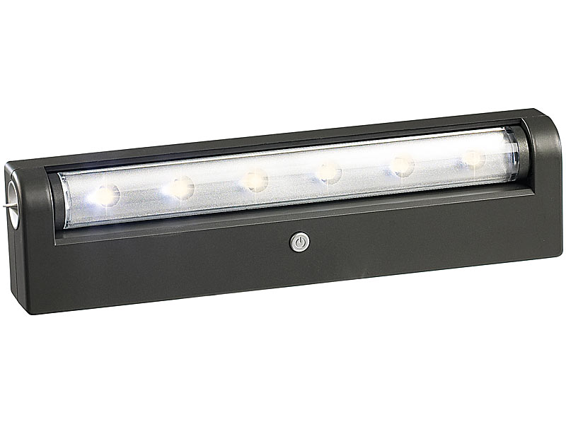 Lunartec Universal LED-Leiste "Light Tube" kaltweiß; LED Lichtleisten LED Lichtleisten 