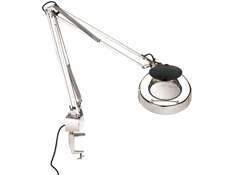 Lunartec Lupenlampe, 22 W, 3 dpt Vergrößerung; Schreibtischlampen Schreibtischlampen Schreibtischlampen Schreibtischlampen 