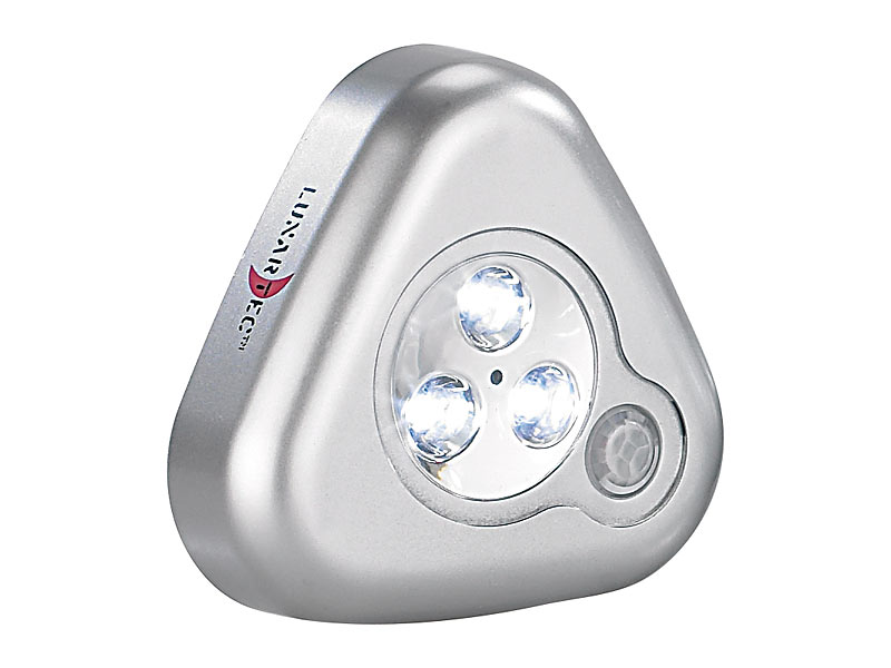 Lunartec Nachtlicht mit 3 LEDs & Licht-/PIR-Sensor "Stick & Go PRO"; LED Steckdosen-Nachtlicht, LED Lichtleiste mit Bewegungsmelder LED Steckdosen-Nachtlicht, LED Lichtleiste mit Bewegungsmelder LED Steckdosen-Nachtlicht, LED Lichtleiste mit Bewegungsmelder LED Steckdosen-Nachtlicht, LED Lichtleiste mit Bewegungsmelder 