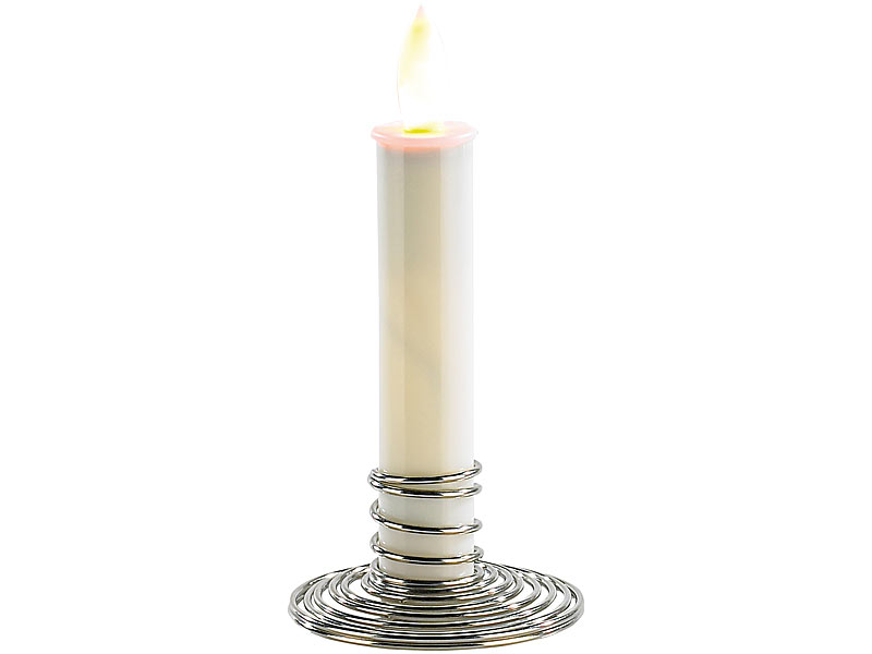 ; Kabellose, dimmbare LED-Weihnachtsbaumkerzen mit Fernbedienung und Timer 
