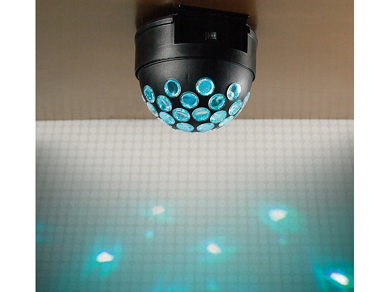 ; LED-Disco-Tropfen E27 mit Farbwechsel (RGBW) 