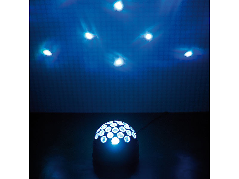 ; LED-Disco-Tropfen E27 mit Farbwechsel (RGBW) 