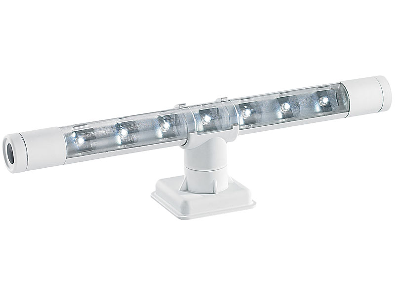 Lunartec Flexible kaltweiße 4in1-LED-Unterbauleuchte, weiß, 4er-Set; LED Lichtleisten LED Lichtleisten 