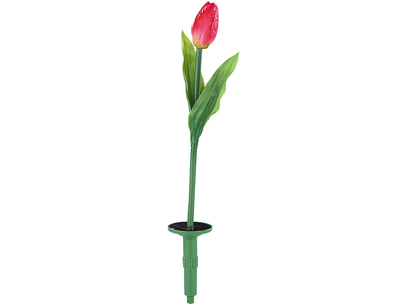 ; Solarlampen-Blumen für Terrassen, Balkone 