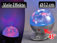 Lunartec Laser-Kugel-Lampe mit Polarlicht-Effekten (refurbished); LED Glasfaser Sternenhimmel 