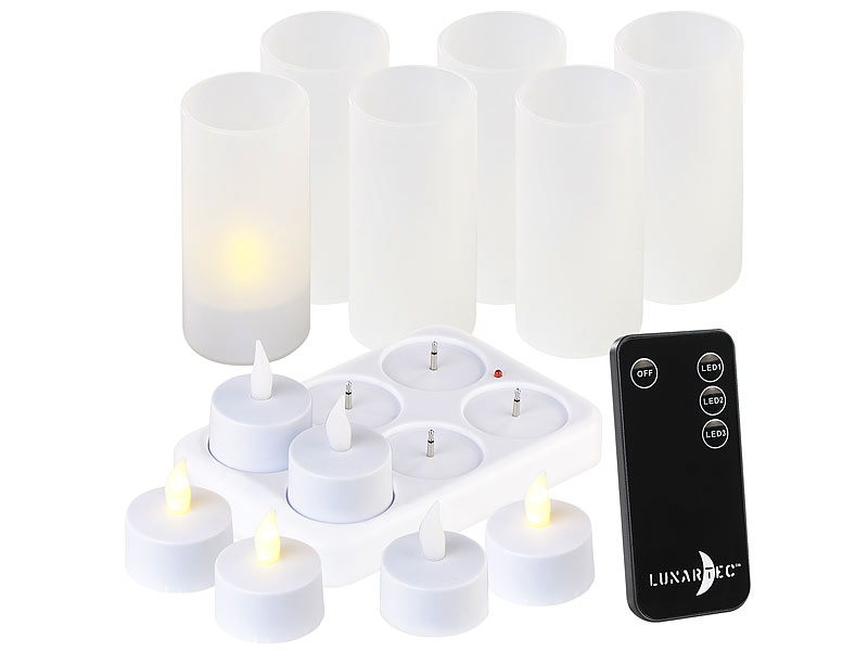 ; LED-Teelichter 