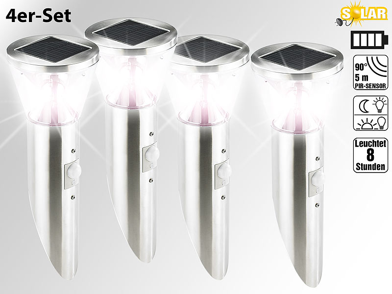 ; LED-Solar-Wegeleuchten LED-Solar-Wegeleuchten 