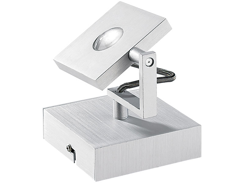Lunartec Moderner LED-Tageslicht-Wandspot Modell DL6, 2er-Set; Schreibtischlampen 