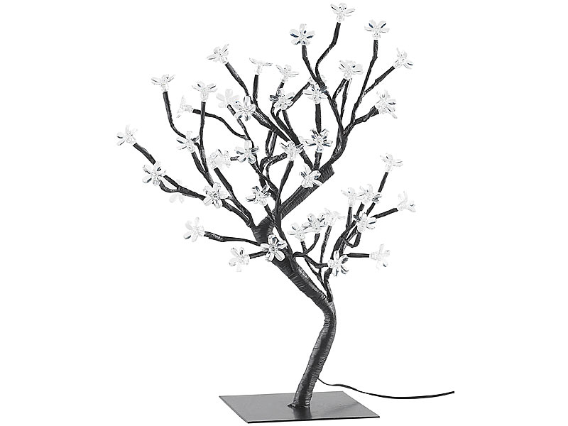 Lunartec LED-Leucht-Baum im Kirschbaum-Design, 45 cm