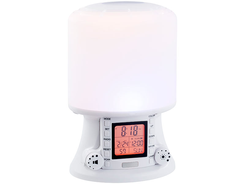 ; Lichtwecker für die dimmbare Nachttischlampe, Wake-Up Light Lichtwecker Lichtwecker für die dimmbare Nachttischlampe, Wake-Up Light Lichtwecker 