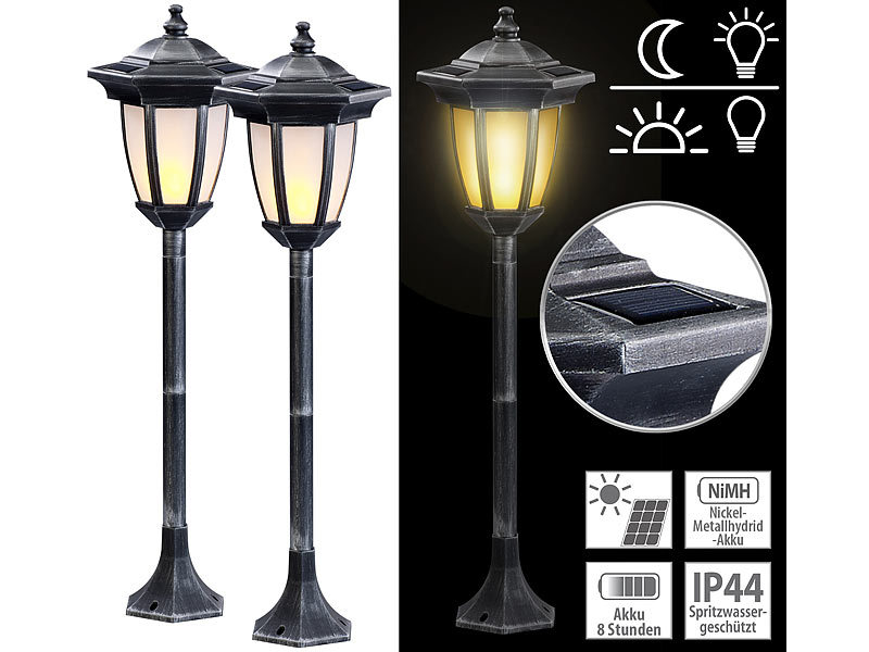 ; LED-Solar-Wegeleuchten LED-Solar-Wegeleuchten LED-Solar-Wegeleuchten 