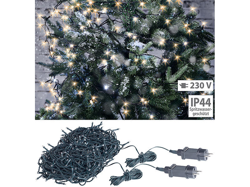 ; LED-Solar-Lichterketten (warmweiß) LED-Solar-Lichterketten (warmweiß) LED-Solar-Lichterketten (warmweiß) LED-Solar-Lichterketten (warmweiß) 