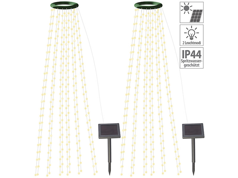 ; LED-Solar-Lichterketten (warmweiß), LED-Lichterketten für innen und außen LED-Solar-Lichterketten (warmweiß), LED-Lichterketten für innen und außen LED-Solar-Lichterketten (warmweiß), LED-Lichterketten für innen und außen LED-Solar-Lichterketten (warmweiß), LED-Lichterketten für innen und außen 
