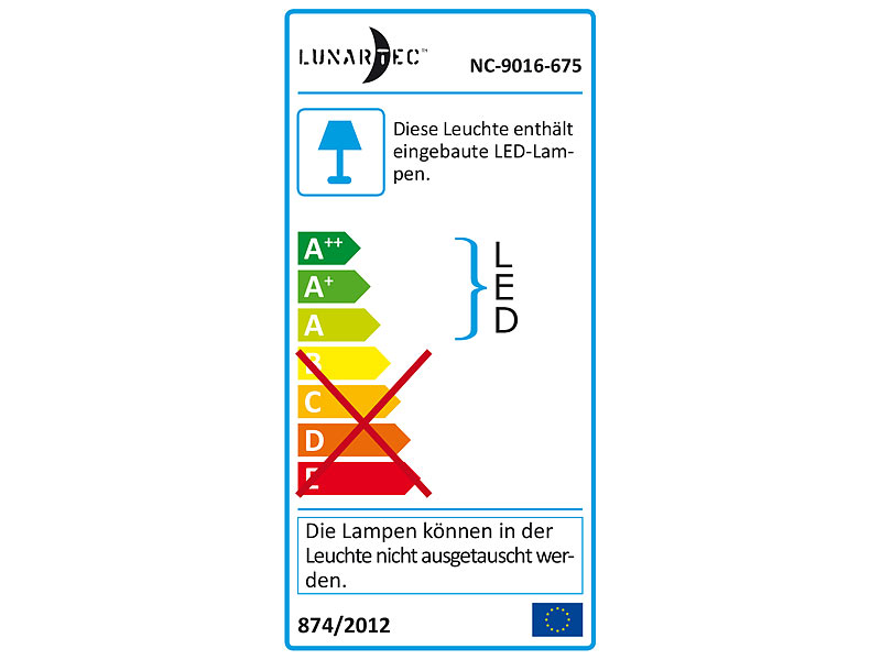 Lunartec LED Blinklicht: Kinetisches Clip-On-Sicherheitslicht mit 6 LEDs,  15 Lumen, IPX8 (Jogging Licht)