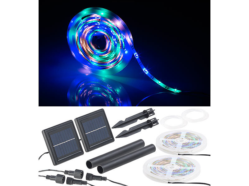 ; LED-Solar-Lichterketten (warmweiß) LED-Solar-Lichterketten (warmweiß) LED-Solar-Lichterketten (warmweiß) LED-Solar-Lichterketten (warmweiß) 