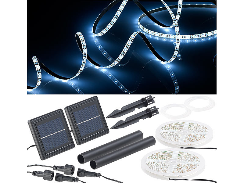 ; LED-Solar-Lichterketten (warmweiß) LED-Solar-Lichterketten (warmweiß) LED-Solar-Lichterketten (warmweiß) LED-Solar-Lichterketten (warmweiß) 