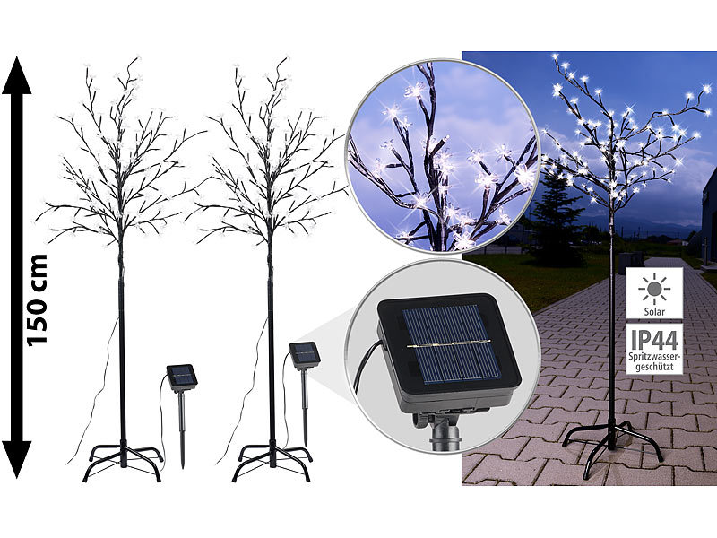 ; LED-Solar-Lichterketten (warmweiß) LED-Solar-Lichterketten (warmweiß) 