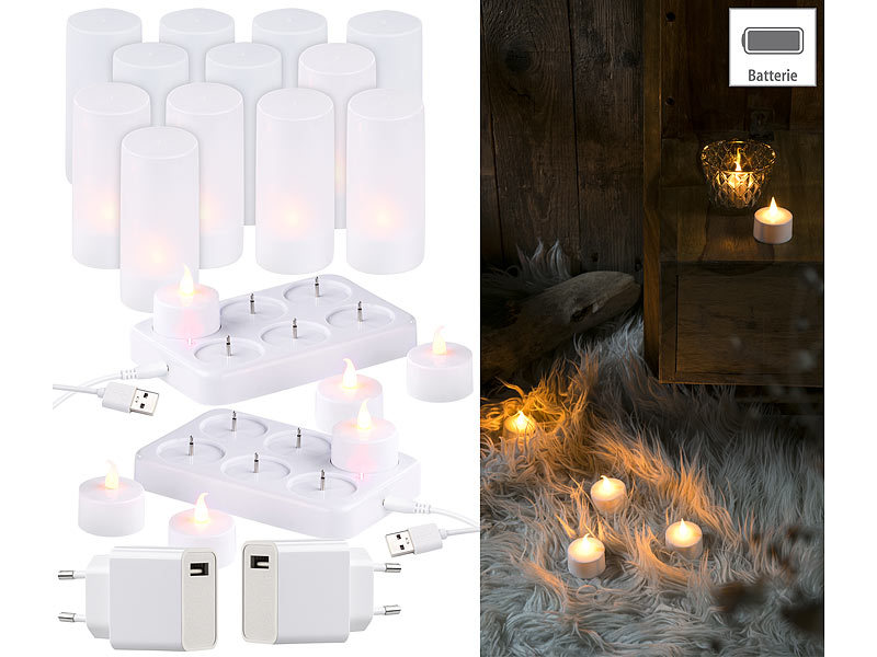 ; LED-Teelichter LED-Teelichter LED-Teelichter 