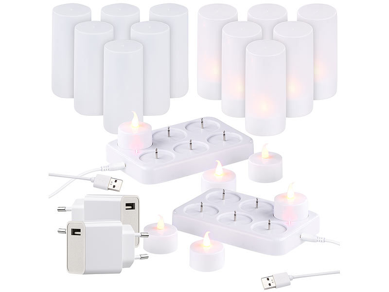 ; LED-Teelichter LED-Teelichter LED-Teelichter 