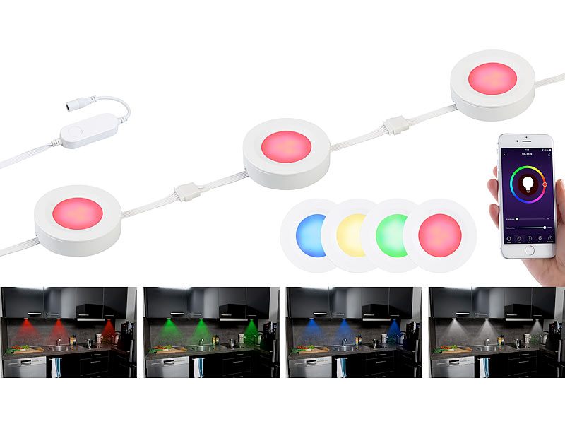; Akku-LED-Lichtleisten mit Bewegungssensoren 