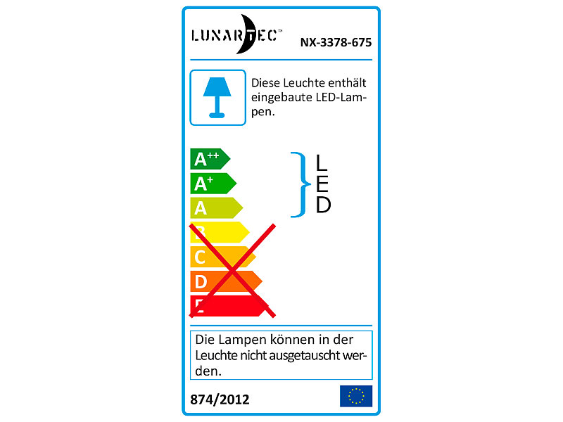 ; Akku-LED-Lichtleisten mit Bewegungssensoren 