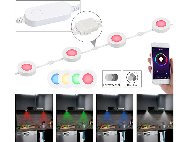 ; Akku-LED-Lichtleisten mit Bewegungssensoren 
