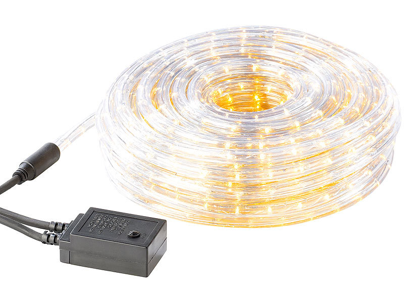 Lunartec LED Lichterschlauch: LED-Lichtschlauch für Innen