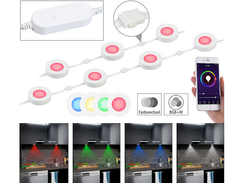 ; Akku-LED-Lichtleisten mit Bewegungssensoren 