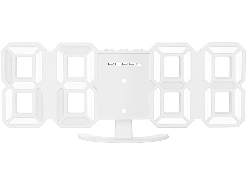 ; 3D-Wand- und Tischuhren mit 7-Segment-LED-Anzeigen 