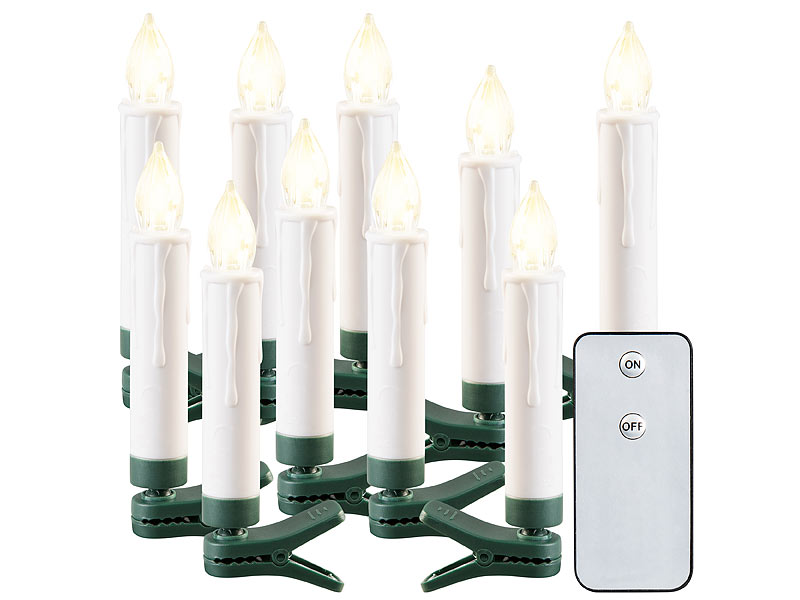 ; Kabellose, dimmbare LED-Weihnachtsbaumkerzen mit Fernbedienung und Timer, Kabellose LED-Weihnachtsbaumkerzen mit Fernbedienung Kabellose, dimmbare LED-Weihnachtsbaumkerzen mit Fernbedienung und Timer, Kabellose LED-Weihnachtsbaumkerzen mit Fernbedienung 