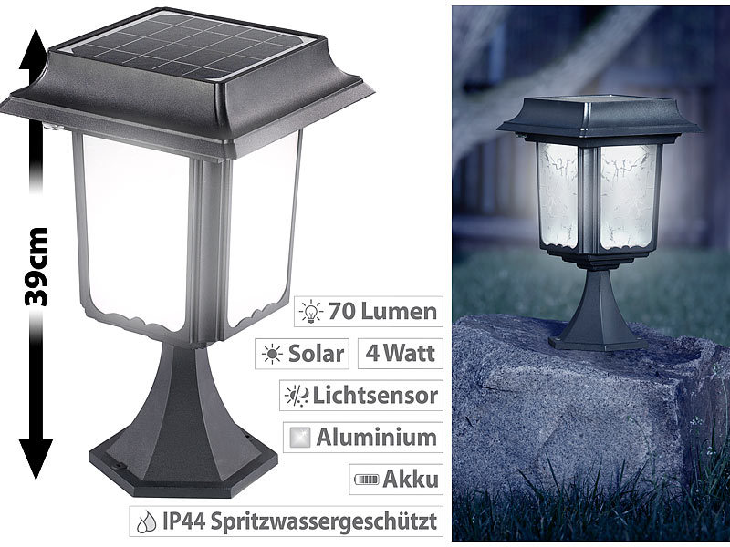 ; LED-Solar-Wegeleuchten 