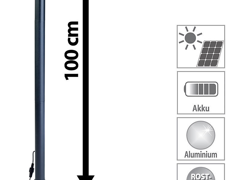 ; LED-Solar-Wegeleuchten 