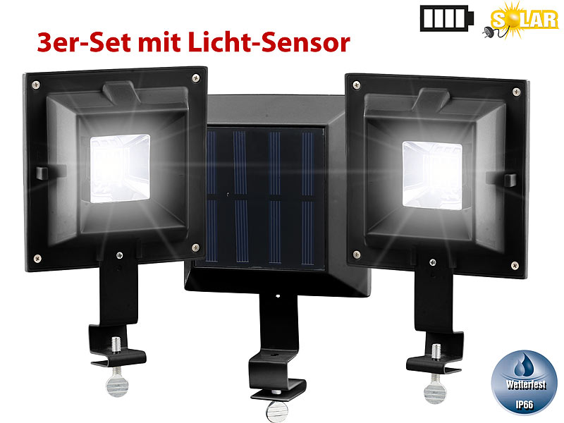 ; LED-Solar-Wegeleuchten LED-Solar-Wegeleuchten LED-Solar-Wegeleuchten 