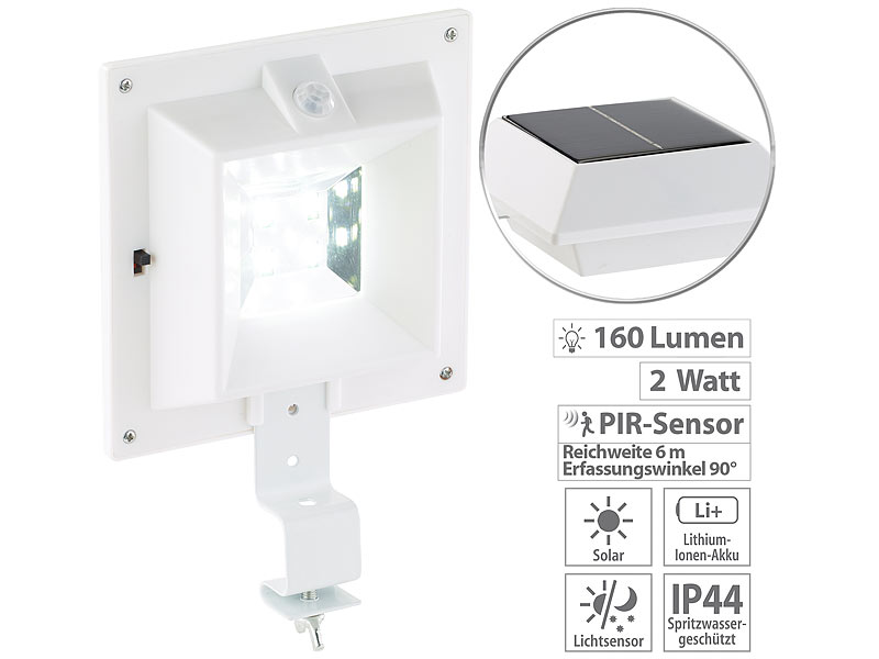 ; LED-Solar-Glasbausteine 
