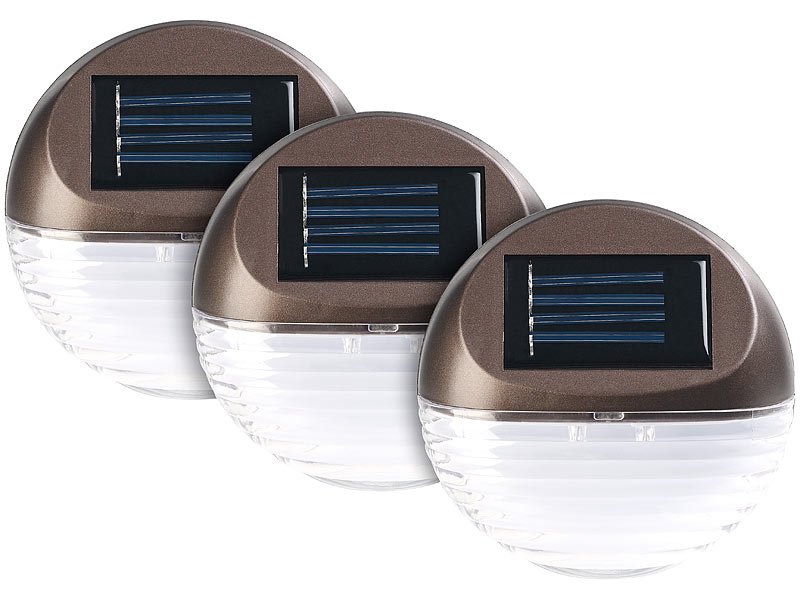 ; LED-Solar-Wegeleuchten LED-Solar-Wegeleuchten 