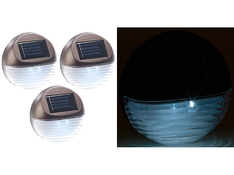 ; LED-Solar-Wegeleuchten LED-Solar-Wegeleuchten 