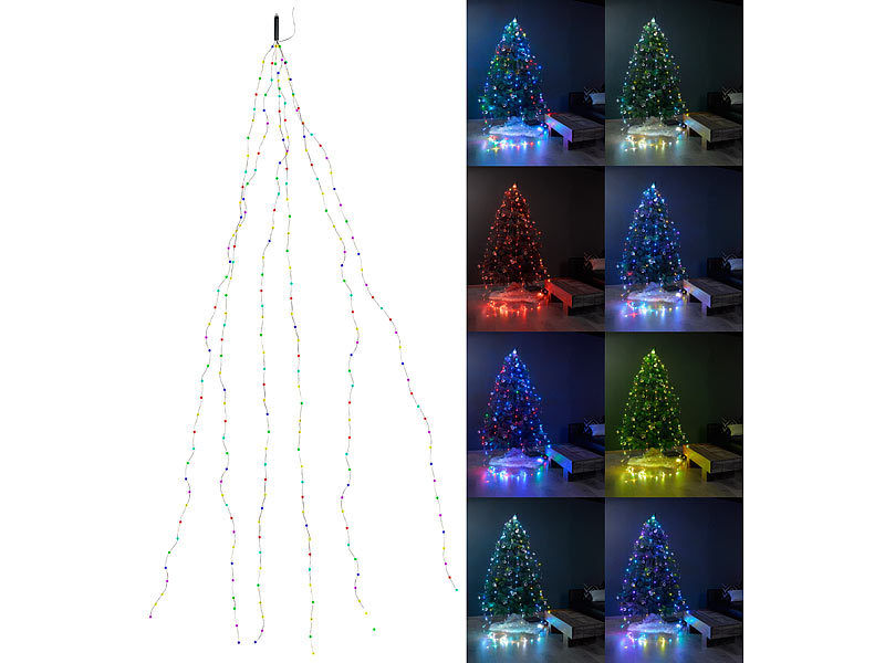 ; LED-Lichterketten für innen und außen, Kabellose, dimmbare LED-Weihnachtsbaumkerzen mit Fernbedienung und Timer 