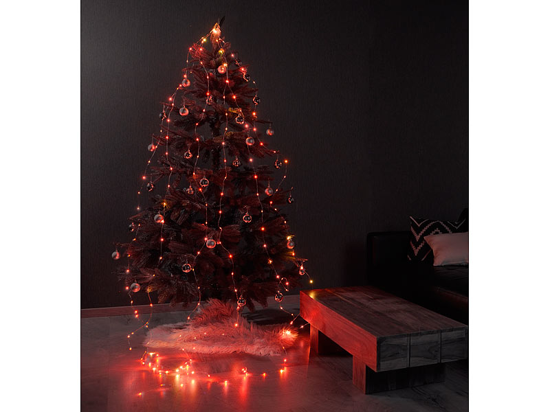 ; LED-Lichterketten für innen und außen, Kabellose, dimmbare LED-Weihnachtsbaumkerzen mit Fernbedienung und Timer 