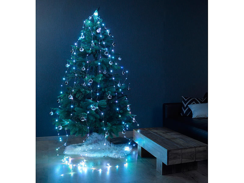 ; LED-Lichterketten für innen und außen, Kabellose, dimmbare LED-Weihnachtsbaumkerzen mit Fernbedienung und Timer 