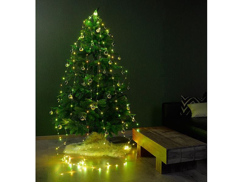 ; LED-Lichterketten für innen und außen, Kabellose, dimmbare LED-Weihnachtsbaumkerzen mit Fernbedienung und Timer 