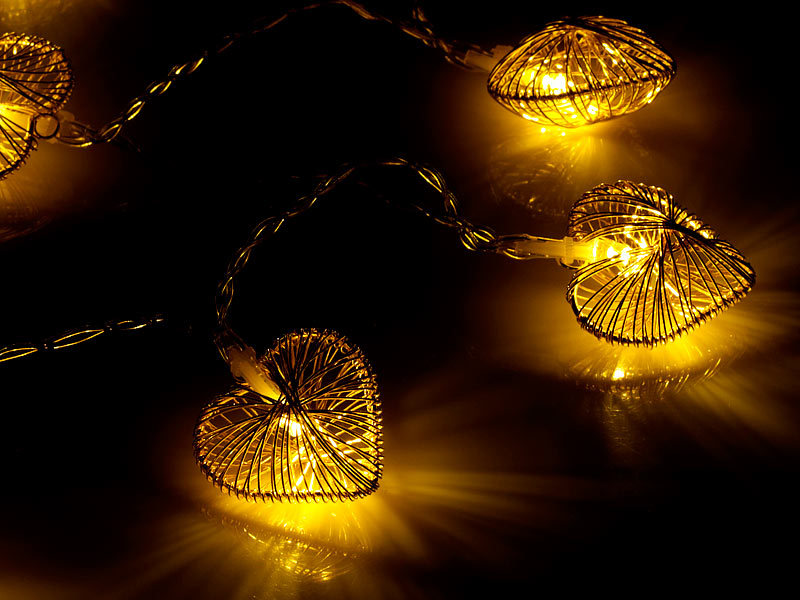 ; LED-Solar-Lichterketten (warmweiß), LED-Lichterketten für innen und außen LED-Solar-Lichterketten (warmweiß), LED-Lichterketten für innen und außen LED-Solar-Lichterketten (warmweiß), LED-Lichterketten für innen und außen 
