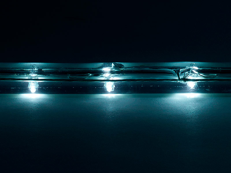 Lunartec LED-Lichtschlauch für innen 10 Meter, weiß; LED Streifen LED Streifen LED Streifen 