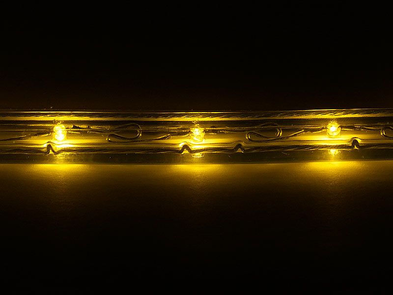 Lunartec LED-Lichtschlauch für innen  10 Meter, gelb; LED Streifen LED Streifen LED Streifen 