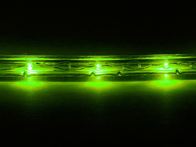 Lunartec LED-Lichtschlauch für innen  10 Meter, grün; LED Streifen LED Streifen LED Streifen 