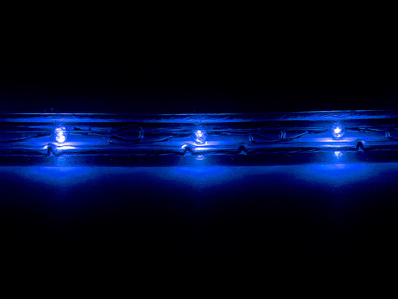 Lunartec LED-Lichtschlauch für innen 10 Meter, blau; LED Streifen LED Streifen LED Streifen 