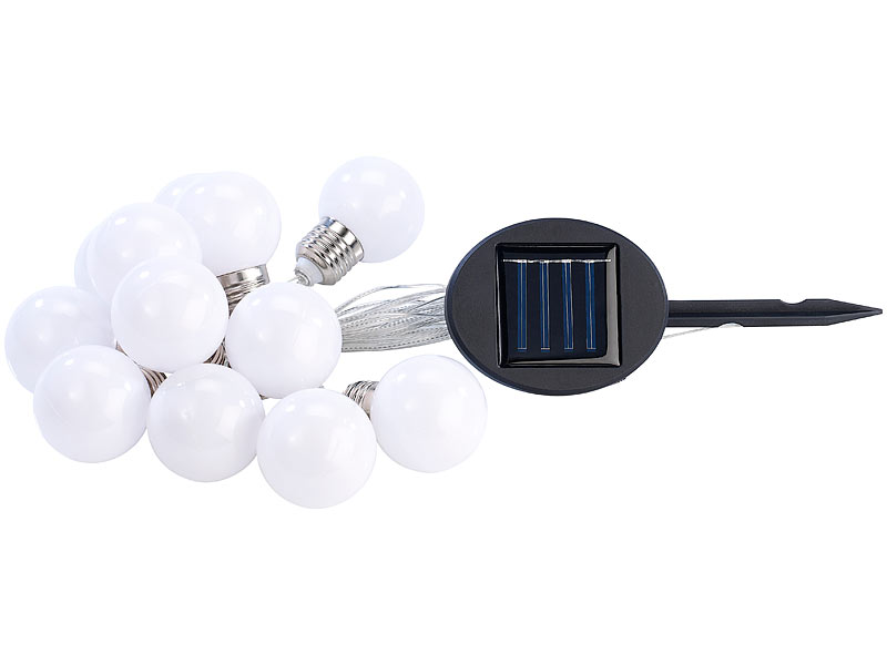 ; Solar LED Lichterketten farbig Solar LED Lichterketten farbig 